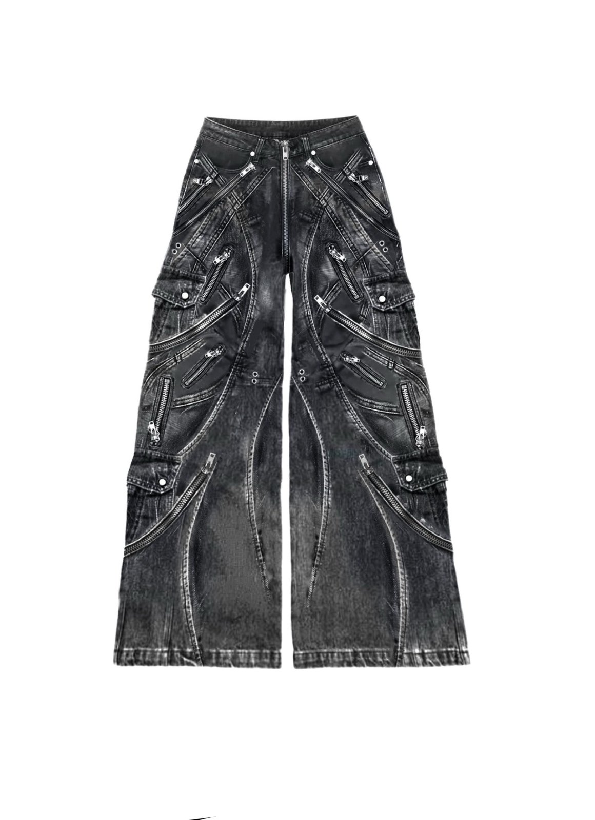 SS25 ‘Vazia’ Wide Leg Denim Cargos