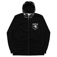 Image 2 of Black Unisex Windbreaker