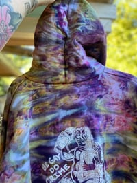 Image 9 of XL Be Gay Do Crime Godzilla Tie Dye Hoodie 8