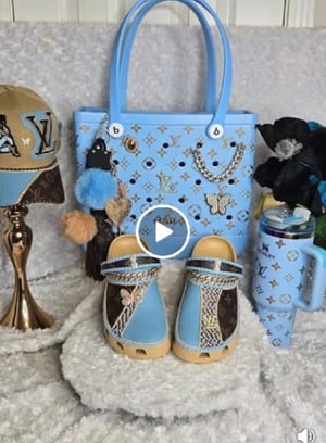 Image of Blue/Brown LuV Beach Bundle w/Bracelet Stacks