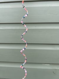 Image 3 of Pink & Silver Spiral Sun Catcher