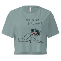 Image 1 of yes I am Women’s crop top 