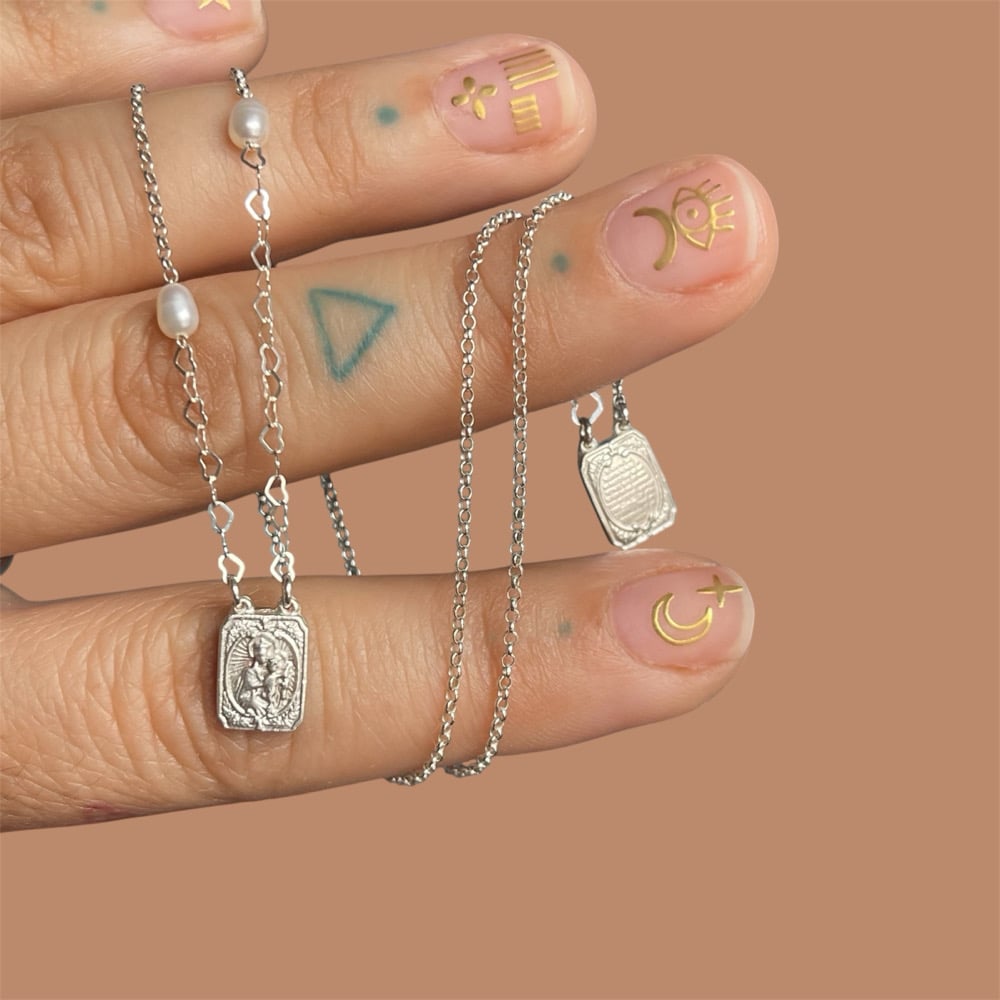 Image of escapulario necklace