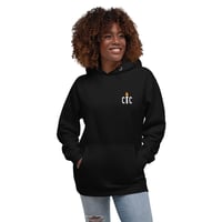 Image 2 of Chronically Inflamed CIC Logo with Skull Unisex Hoodie