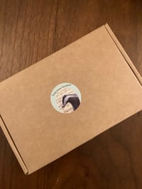 Image 2 of Ceramic Polar bear decoration Red/White