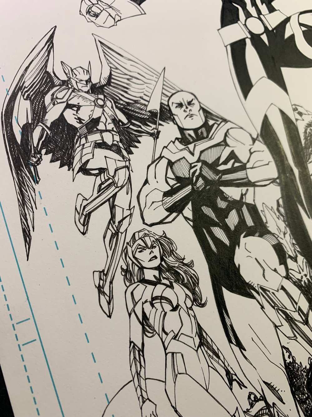 Image of GREEN LANTERN #09 COVER original art