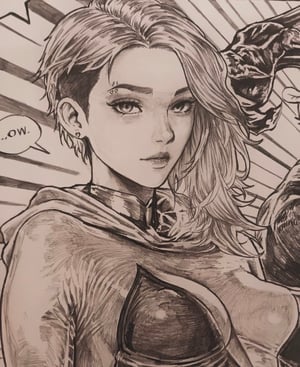 Image of Original Art : Spider-Gwen ( Guest starring Venom ) // Hyde Zhang