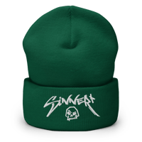 Image 5 of Sinner Skull Cuffed Beanie