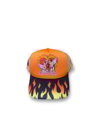 True love flame trucker 