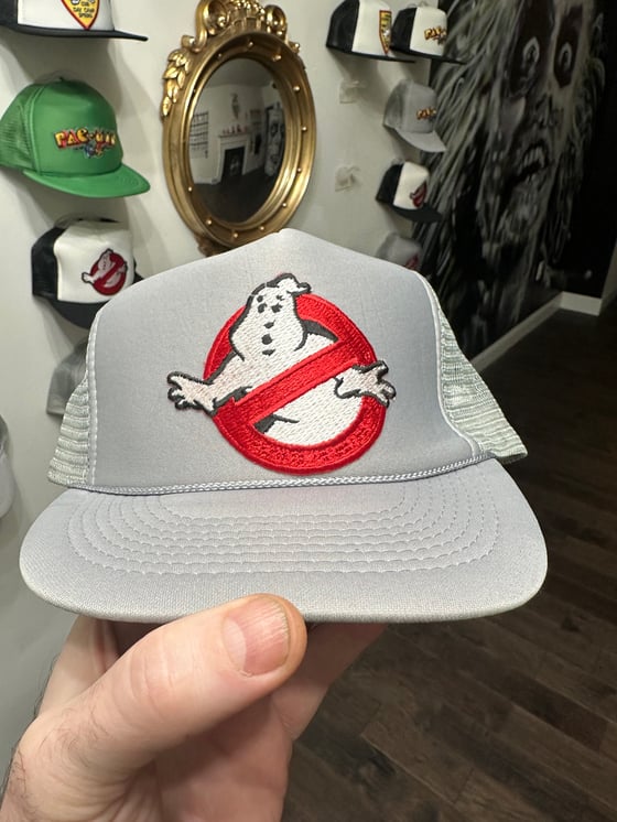 Image of Vintage Deadstock Snapback X Vintage Ghostbusters Iron-on