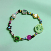 Image 3 of 5pc Confetti Bracelet Set - Colorful Stackable Beaded Jewelry