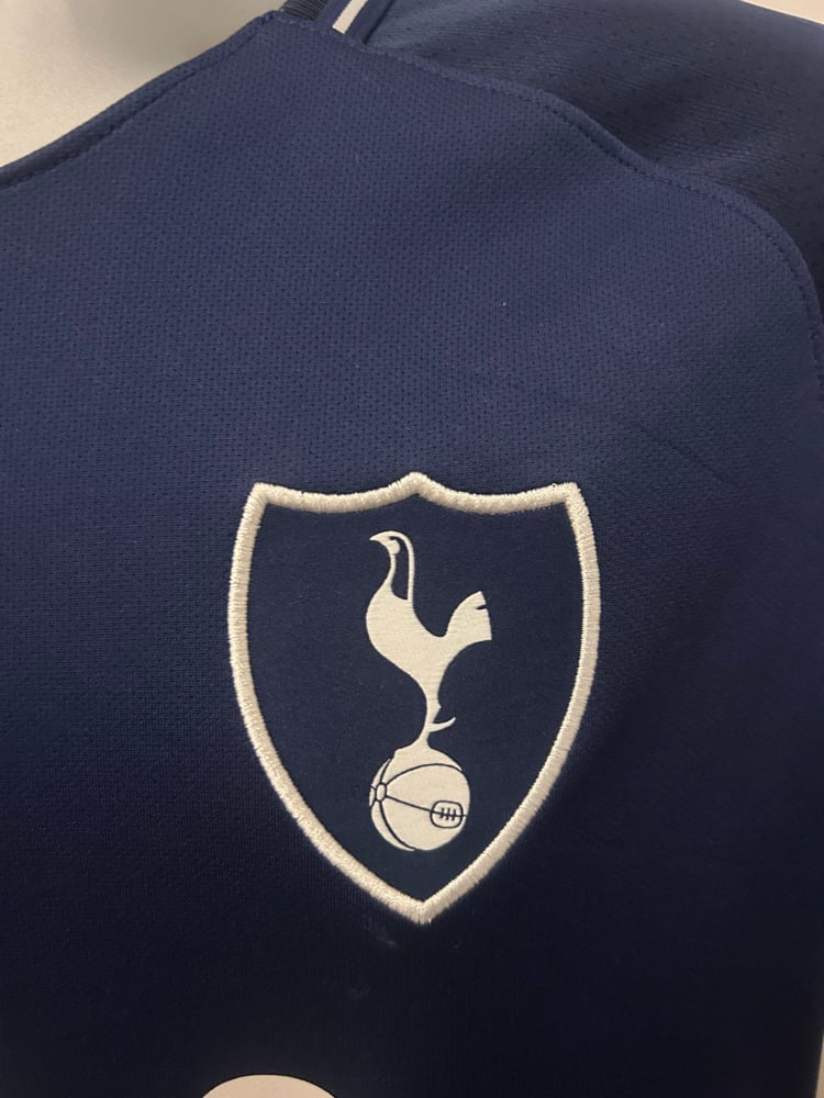 Image of Tottenham Hotspur “DELE 20” 2017/18 Away Shirt + PL patches (L) 
