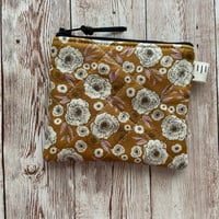 Image 10 of "Golden Hour” Mini OR Medium Quilted Zipper Bag