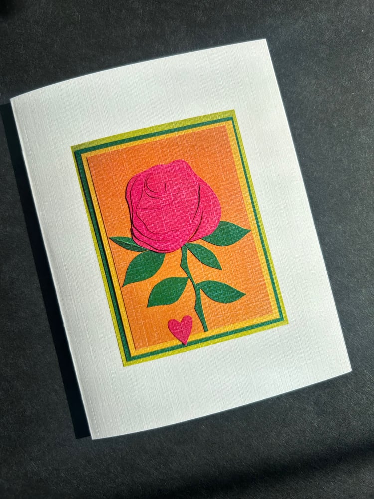 Image of Rose Paper Art