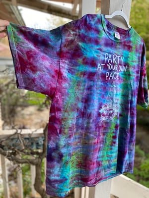 Image of 2XL Party At Your Own Pace Tie Dye Shirt 3