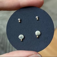 Image 5 of Duo Studs in Mixed Metals