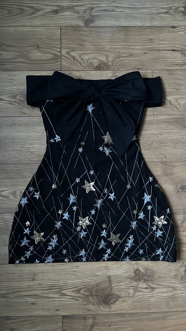 Off The Shoulder Stary Night Mutiway Dress