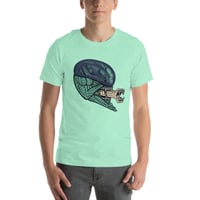 Image 23 of Artbot Alien Bent Back Light-Colored Unisex t-shirt