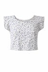 Spotty size 10 Cropped T Top with free post 