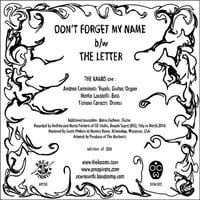 Image 2 of The Kaams – Don't Forget My Name 7”