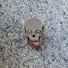 RR #158 Silver Skull Pin