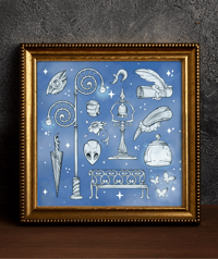 Image 1 of WITCH CIRCLE TO HOLLOWNEST PRINT