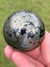 Image 6 of Pyrite In Magnetite Sphere #1421