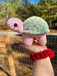 Image 3 of Blossom The Cherry Blossom Turtle (MADE TO ORDER)