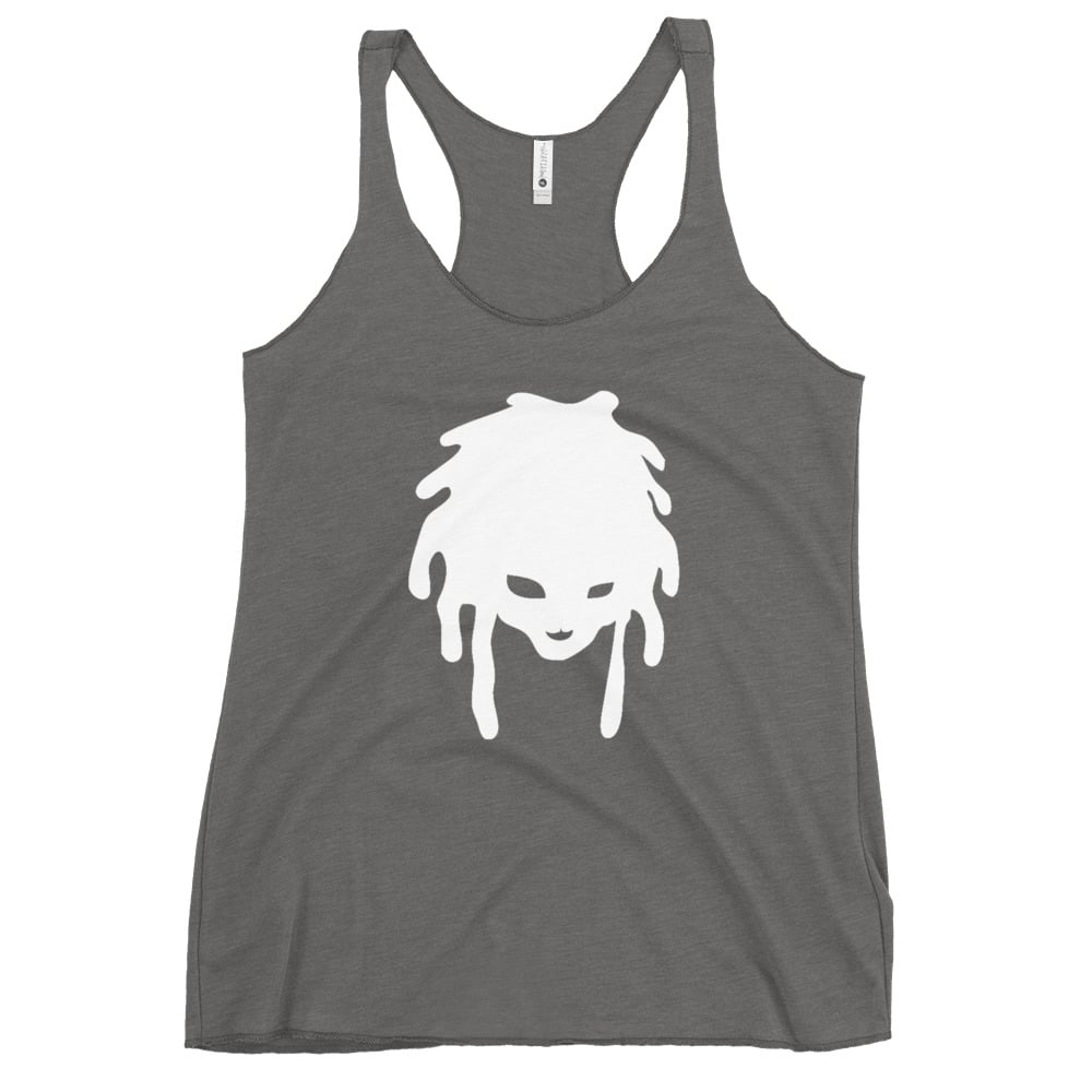 Image of MAH LOGO WHITE Women's Racerback Tank