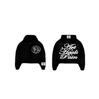 Hidden potential art heals pain zip up hoodie 