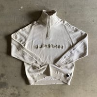 Image 1 of QUIKSILVER 1/4 ZIP KNIT SWEATER