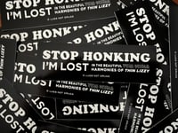Image 2 of STOP HONKING Sticker