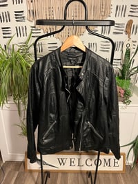 Image 1 of faux leather motor jacket 