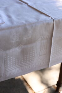 Image 5 of 1 Tischdecke und 4 Servietten, Jugendstil