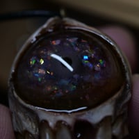Image 7 of Custom Handmade Opal Eyed Pendant|Opal Eyed Snaggletooth Pendant|Handmade|OOAK| Morgans Mutations