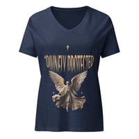 Image 5 of Women’s relaxed DIVINELY PROTECTED v-neck t-shirt