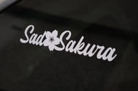 SadSakura signature sticker