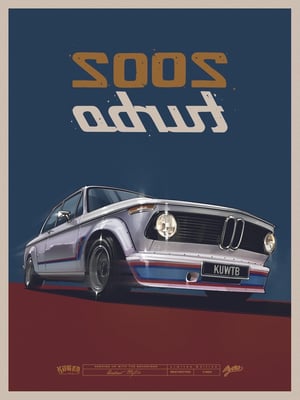 Image of 2002 Turbo Limited Edition Poster