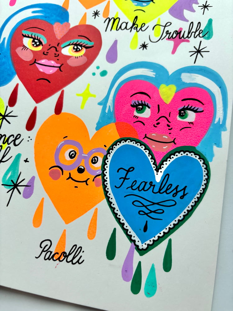 Image of “Heartbeat” original art