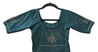 Image 4 of Sitara Golden-Premium Quality Stonework Stretchable Blouse