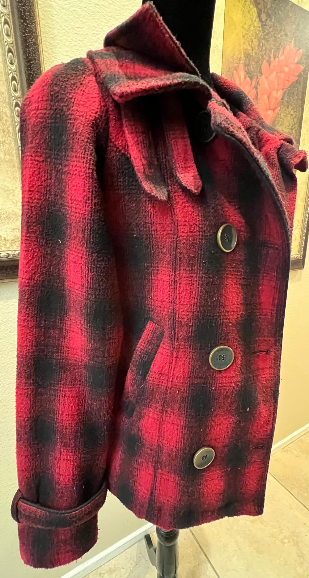 Vintage Red/Black Jacket Rock Tour