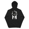 "FLOWERS AND THORNS v03" Unisex fleece zip up hoodie