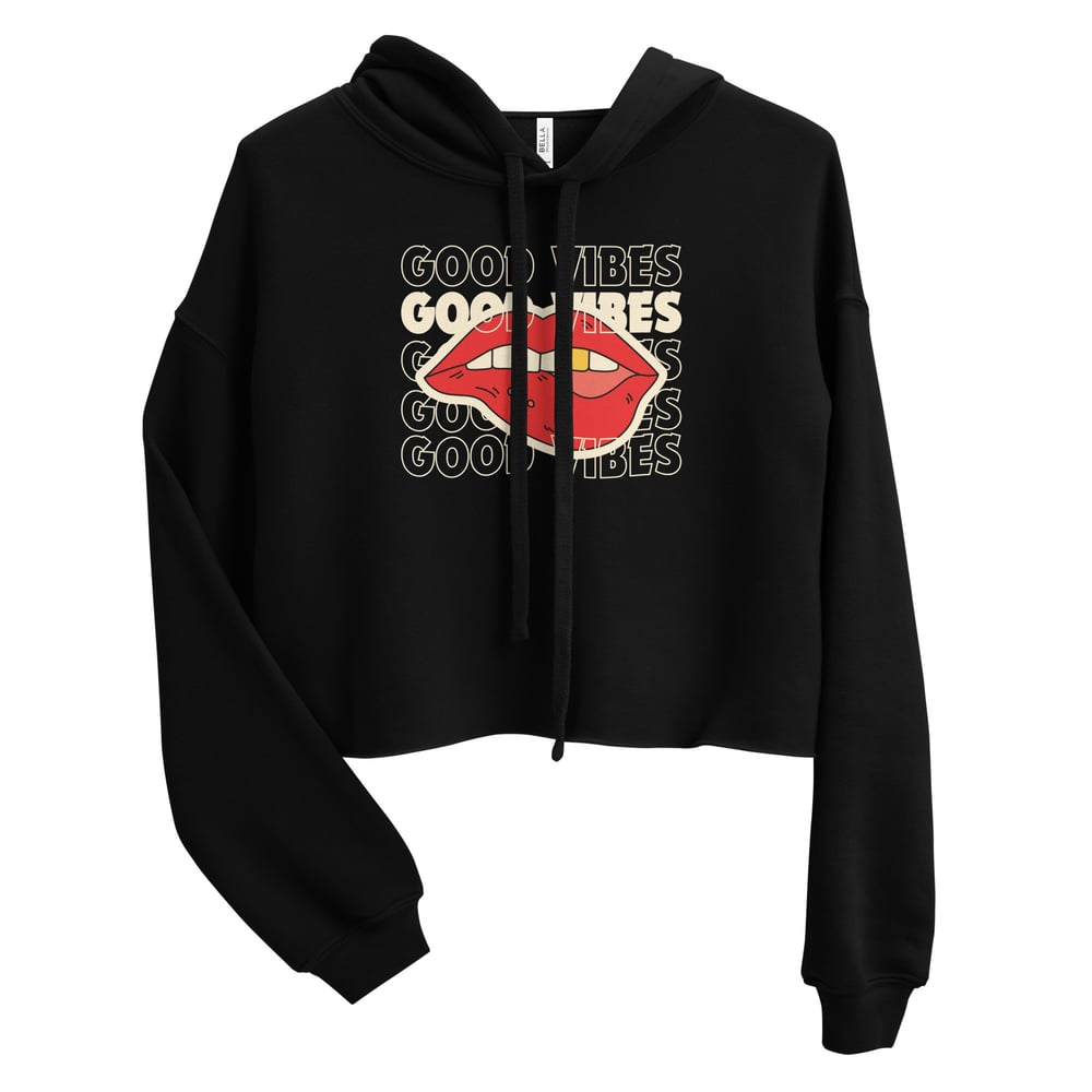 ZEN EXP - “Good Vibes” Crop Hoodie