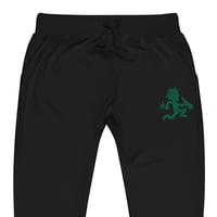Image 3 of Weed Man embroidered fleece sweatpants