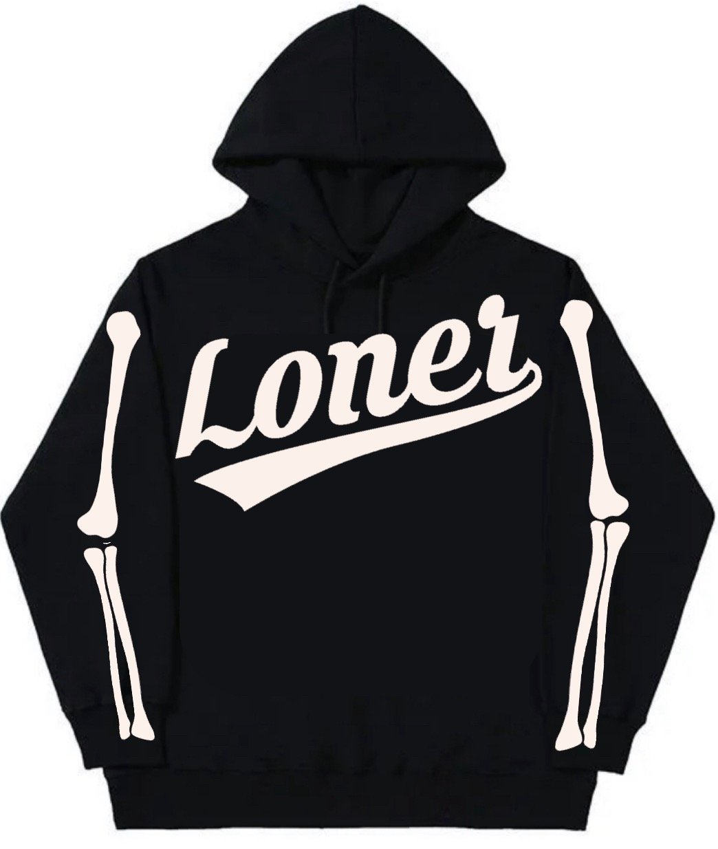 Image of Bone loner hoodie