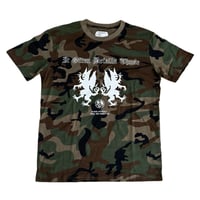 Image 1 of “IOBT” Woodland camo t-shirt 