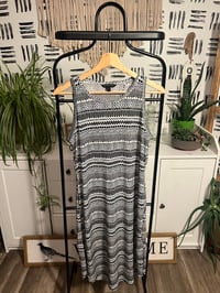 Image 1 of Banana Republic black and white dress