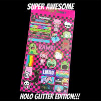 Image 3 of scene sticker sheet >.<