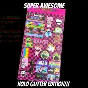 Image of scene sticker sheet >.<