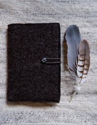 Image 1 of Harting Black Felt Book Cover - ‘Starburst’